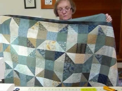 How to make a Cotton Reel Big Block using 5" squares - Quilting Tips & Techniques 069