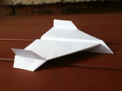 How to Make a Paper Plane, with Wing Flaps Up and Down - Step by Step Instructions - Tutorial