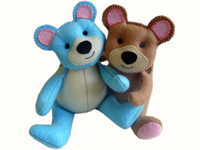 How to make a teddy bear tutorial, free pattern and easy to make with Lisa Pay
