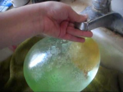 How to make  a water balloon inside of a water balloon