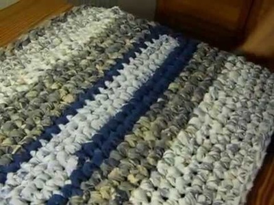 How to make no-sew sheet yarn for rag rugs