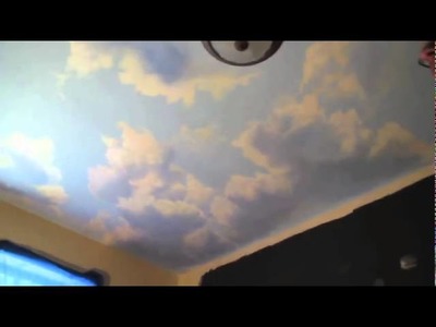 How to Paint Clouds on ceiling - Mural Joe