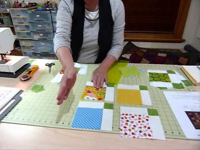 How to Simply Sash 5" Squares - Quilting Tips & Techniques 054