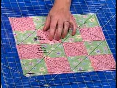 Learn to get perfectly centered quilt blocks without doing the math
