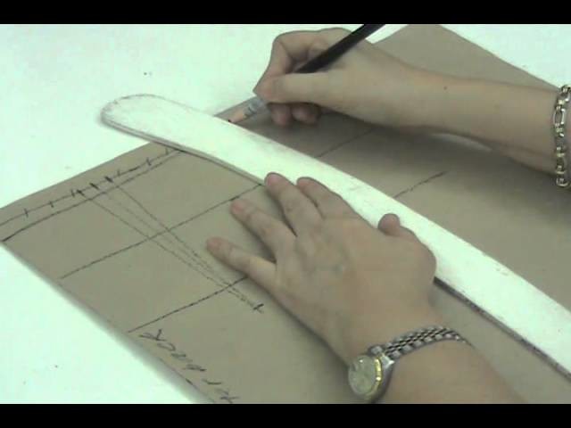 Lesson 2-8  EXTRA SMALL Back Skirt Part 4 - PATTERN MAKING OF A BASIC DRESS WITH WAISTLINE