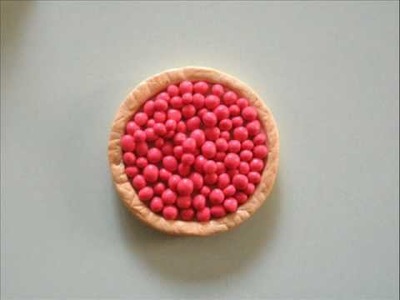 Polymer Clay Cherry Pie Tutorial