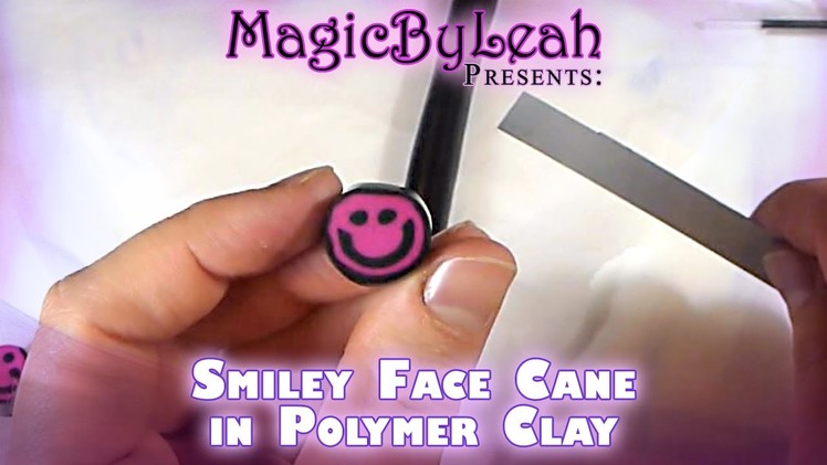Polymer Clay Smiley Face Cane Beginner Tutorial Video