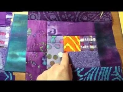 Quick and easy log cabin quilt tutorial episode 2