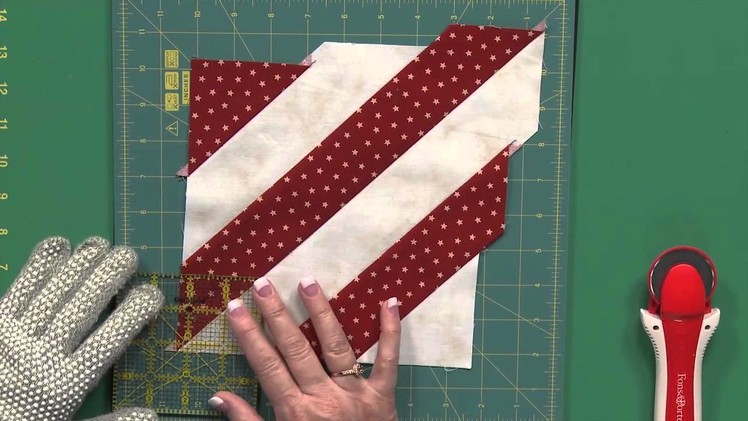 Sew Easy: Triangle Squares from Bias Strips
