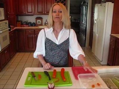 Betty's Quick Tip 18--How to Make Carrot Curls for Garnish
