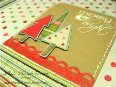 Card Tutorial - Merry & Bright!