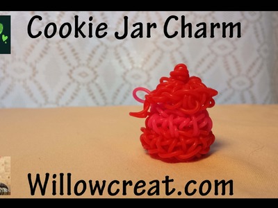 Cookie Jar Charm - Rainbow Loom - Made by Hook only