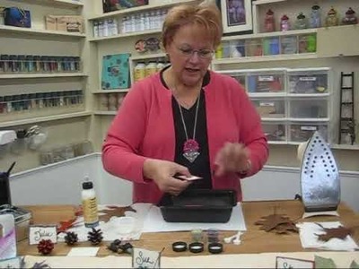 Decorating Dried Leaves with Susan Pickering Rothamel