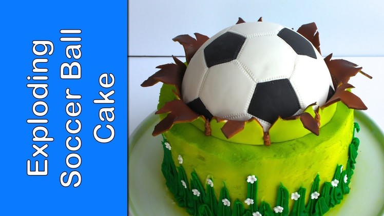 FIFA - Soccer ball cake - Football cake - How to make a ball topper