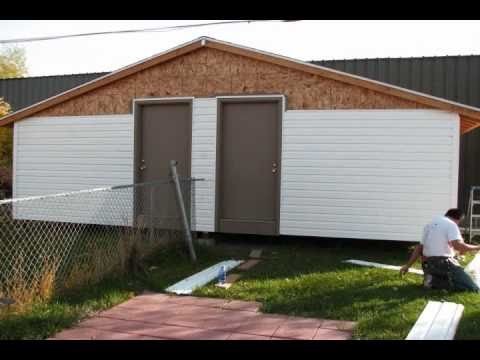 How to Build a Storage Shed in 4 Minutes 10' x 24'
