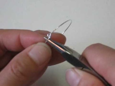 How to Finish an Earring Hoop