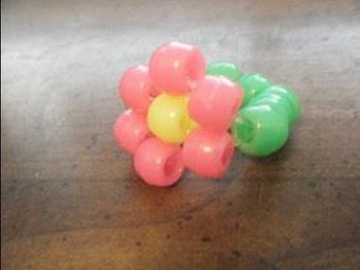 How to Make a Kandi Flower Ring - [www.gingercande.com]