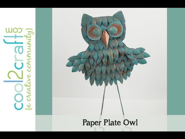 How to Make a Paper Plate Owl by EcoHeidi Borchers