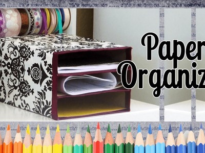 How to Make a Paper Stacker - Back to School Ideas