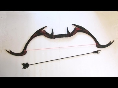 Make a Daedric Bow and Arrow from Skyrim