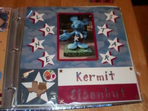 Mickey mouse scrapbook part 1