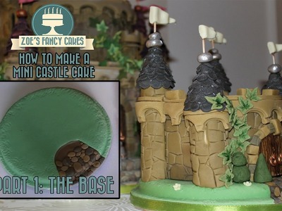 Mini Castle Cake Part 1 making the base How To Tutorial Zoes Fancy Cakes