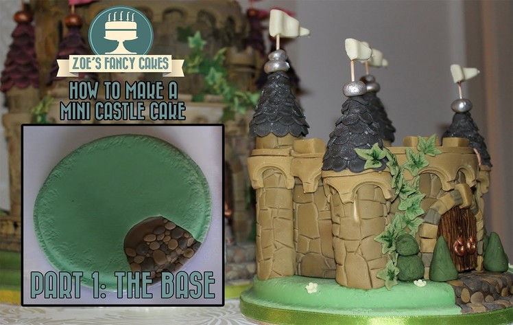 Mini Castle Cake Part 1 making the base How To Tutorial Zoes Fancy Cakes