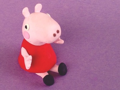 Peppa Pig Polymer Clay Tutorial - How to Make a Peppa Pig Clay Charm