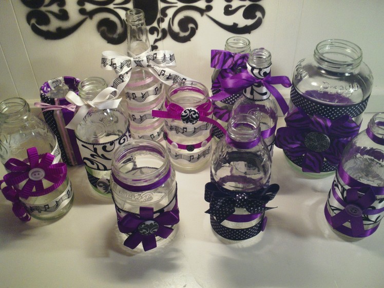 Recycle and Decorate JARS for storage