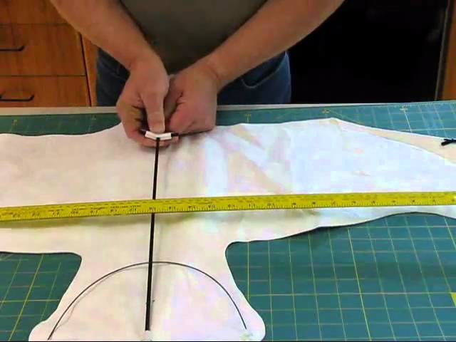 Tyvek Star Bird Kite Kit - Step 17 Complete Framing - Insert Cross Spars