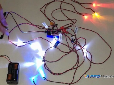 12 LED Flashing Light System for RC Cars. Trucks. Robotics. Hobby Projects