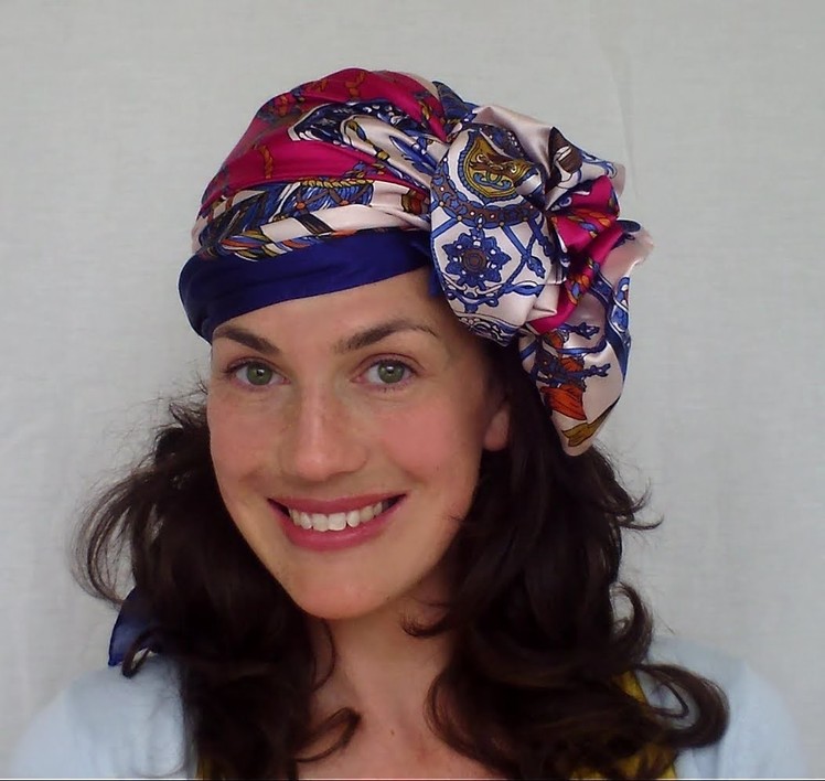 9 WAYS to wear a HAIR SCARF (vintage retro turban headwrap) - VINTAGIOUS