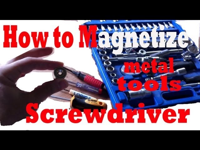 AWESOME DIY PROJECTS - How to Magnetize TOOL'S COWBOYDIY.COM