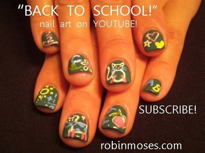 Back to School: Chalkboard Nails