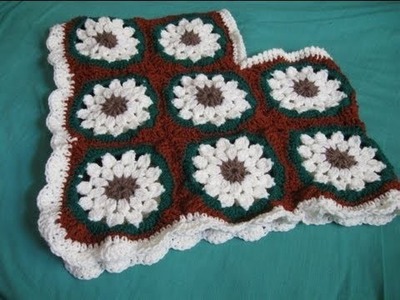 Childs Granny Square Poncho - Crochet Tutorial