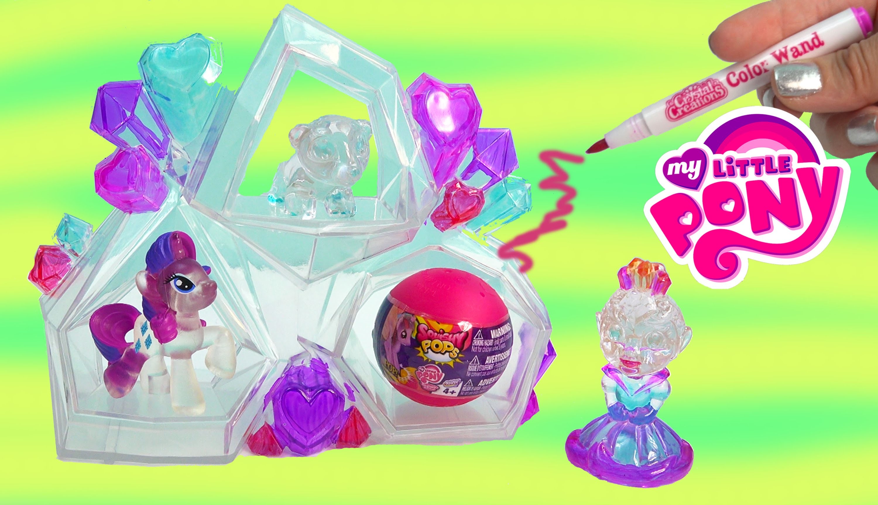 My little Pony игрушки Squishy Pops surprzator TV