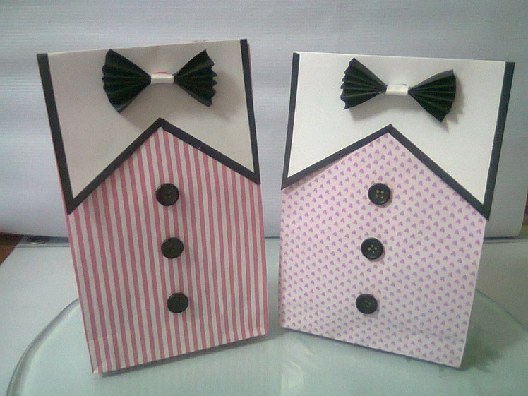 DIY : #4 Cute Paper Bags For Gift ♥