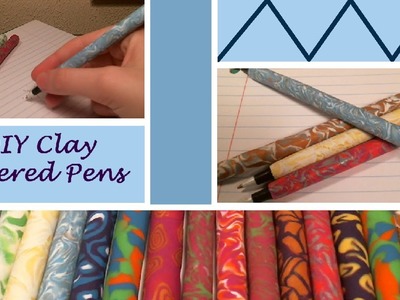 DIY Clay Covered Pens (Great Gift Idea)