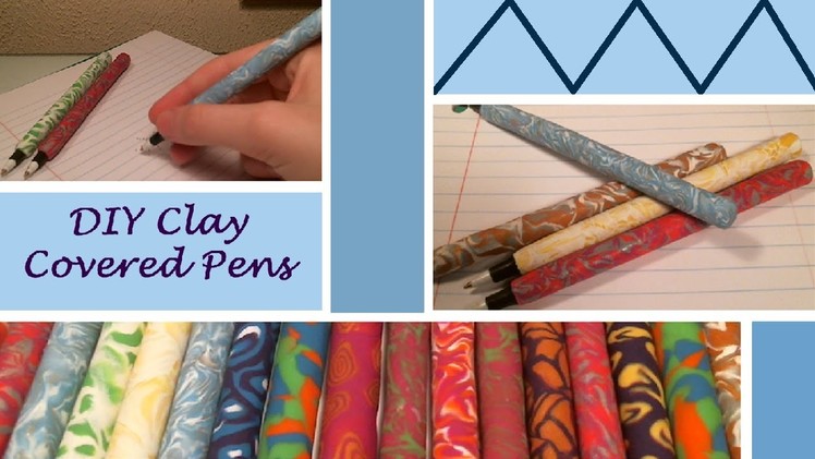 DIY Clay Covered Pens (Great Gift Idea)