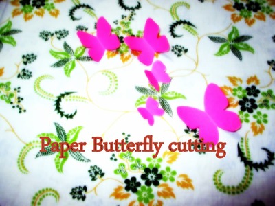 DIY Craft :: How to make Paper Butterfly cutting - Innovative Paper Arts