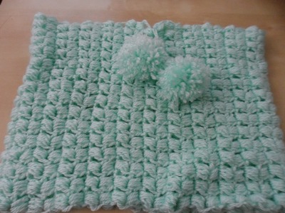 DIY: crochet a tube scarf (puff stitch)