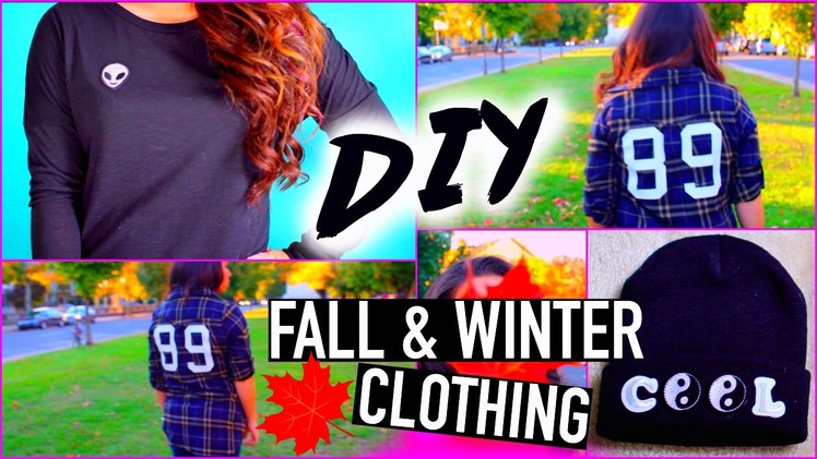 DIY fall clothes: Tumblr Inspired