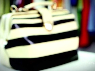 DIY Fashion | Marc Jacobs's Inspired Striped Bag | Designer DIY