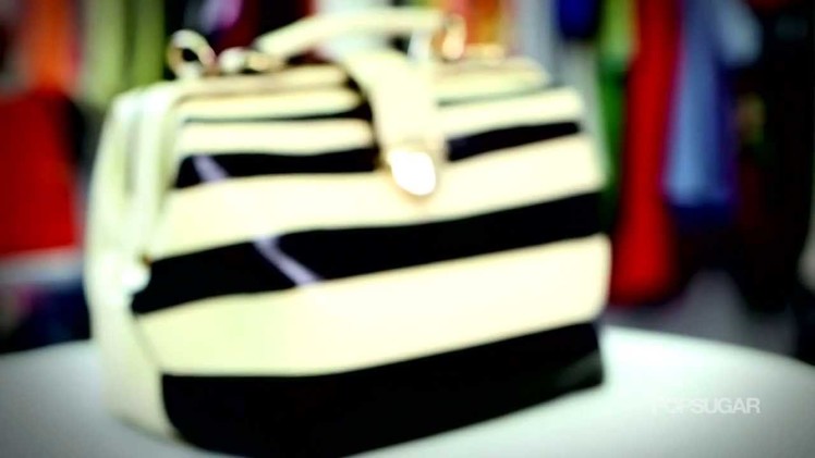DIY Fashion | Marc Jacobs's Inspired Striped Bag | Designer DIY