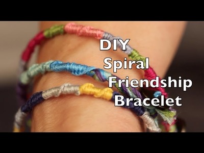 DIY Friendship Bracelet | Easy Spiral Tutorial