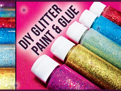 DIY Glitter Glue Paint. How to Make! Easy + Cheap