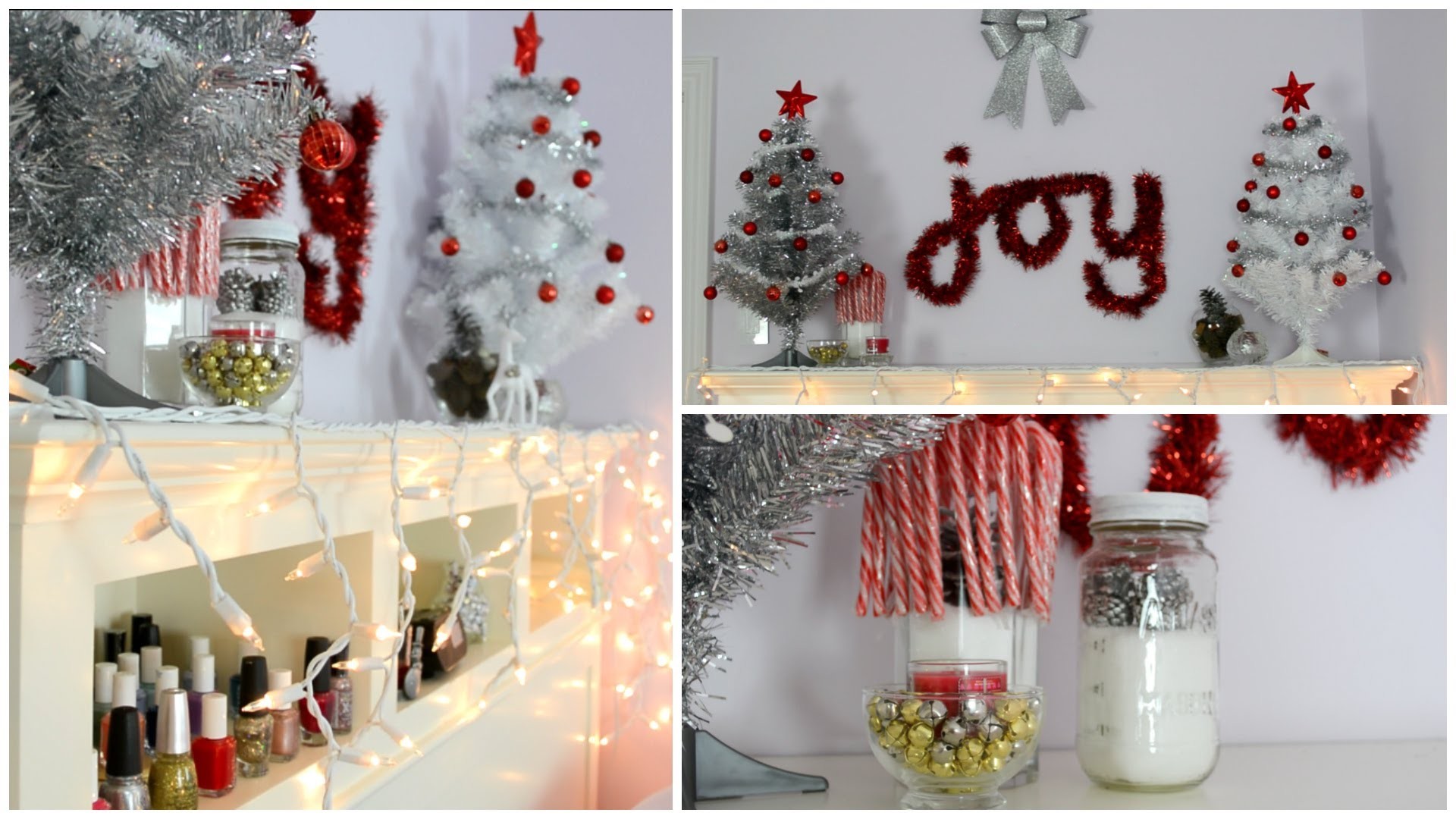 DIY Holiday Room Decorations Easy & Cheap