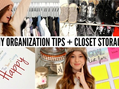 DIY: Organization Tips + Closet Storage Inspiration!