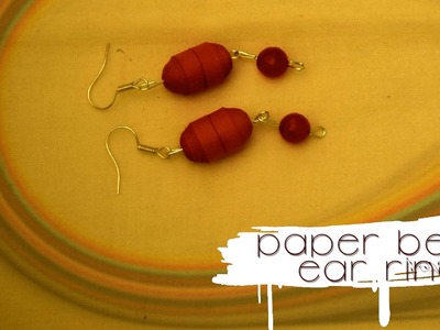 DIY : Paper Bead Ear Ring | Ear Rings | Simple Ear Rings