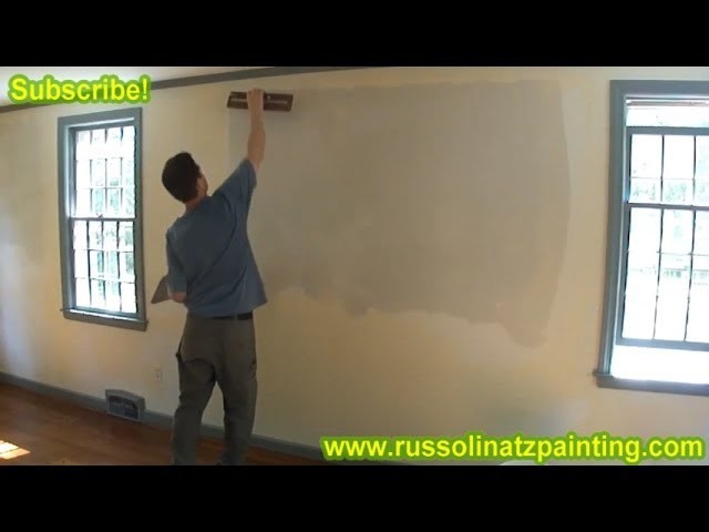 DIY Skim Coating a Wall using Hawk & Trowel, and All purpose Joint Compound
